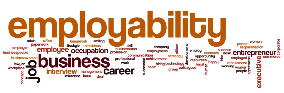 Employability wordart visual