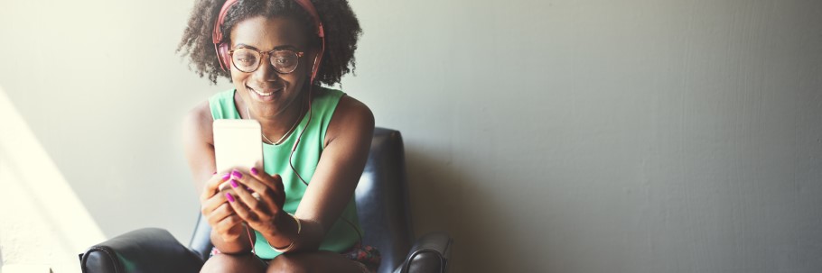 Image of a student preparing for an interview