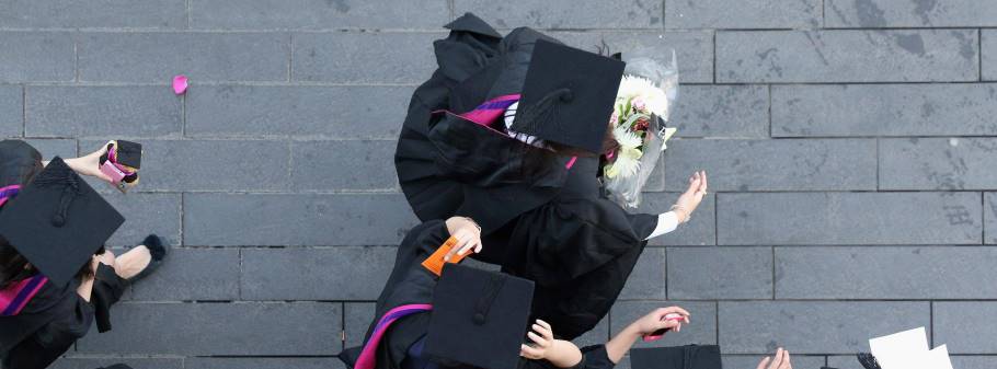 Image of students graduating
