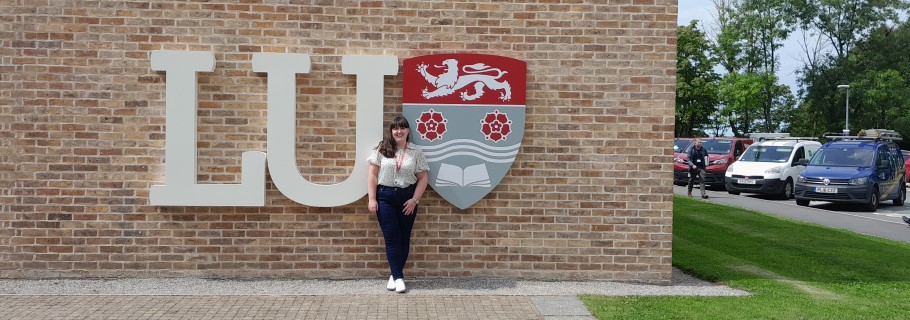 Image of Erin on campus at Lancaster University