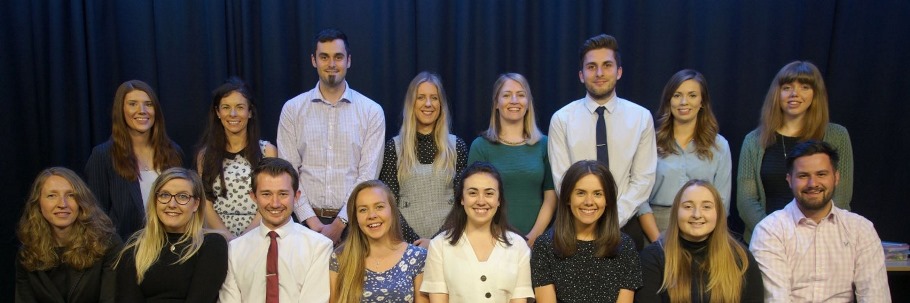Image of members of the Schools and College team at Edge Hill University